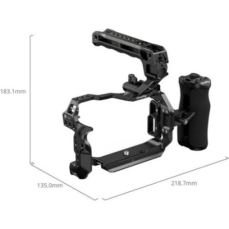 SmallRig 5956 - zestaw Advanced, klatka, uchwyt górny, uchwyt boczny, zacisk kabla USB-C i HDMI do Canon EOS R6 Mark III / R6 Mark II - wymiary